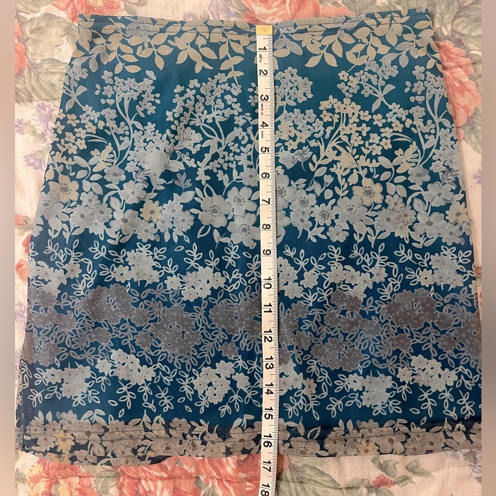 Y2K Blue Skirt